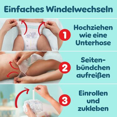 Підгузки-трусики Pampers Premium Protection Pants розмір 4 (9-15 кг), 168 шт, для максимального комфорту та захисту