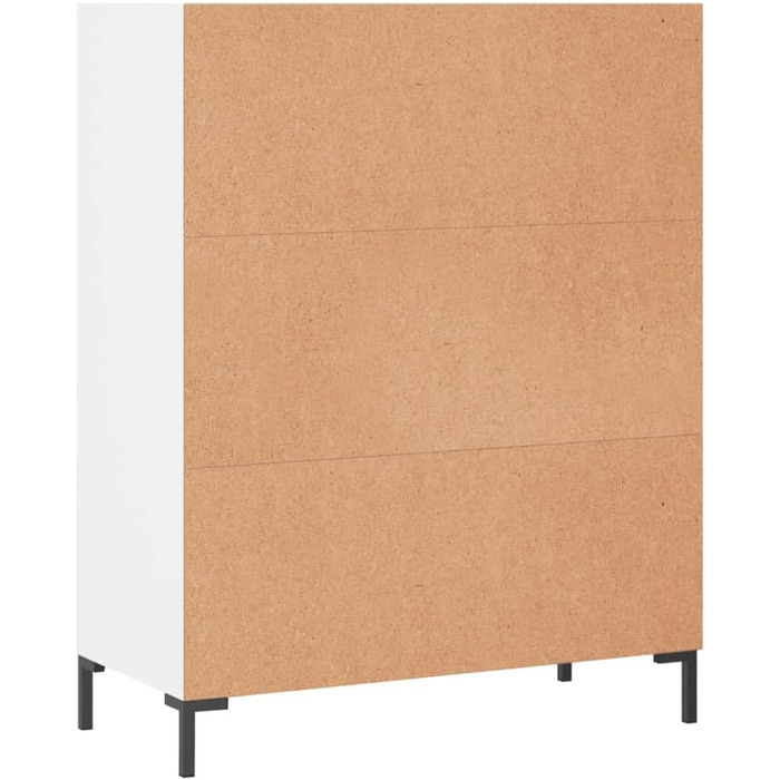 vidaXL книжкова шафа бетонно-сіра 69,5x32,5x90 см ДСП