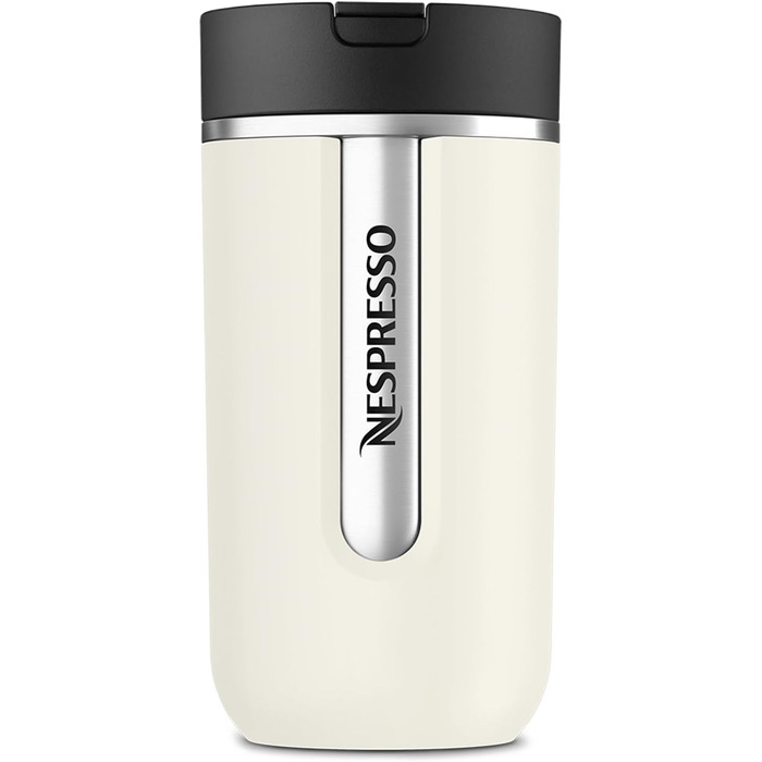 Термокружка Nespresso Travel Mug Small Sage Green 300 мл - Зелений салат, з кришкою, з нержавіючої сталі, для кави, чаю, матча