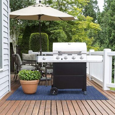 Захисний килимок для гриля Floordirekt Grillmatte Pisa 180x180 см для газових та вугільних грилів - захист для тераси та саду