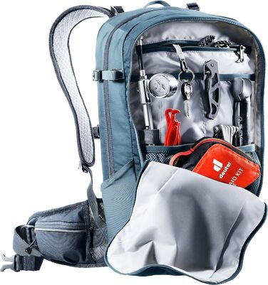 Велосипедний рюкзак deuter Flyt 14 з протектором, 14 л, Atlantic-ink