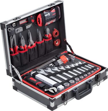 Набір інструментів Meister 131 предметів Knipex & Wera в алюмінієвому кейсі - професійний валіза з інструментами