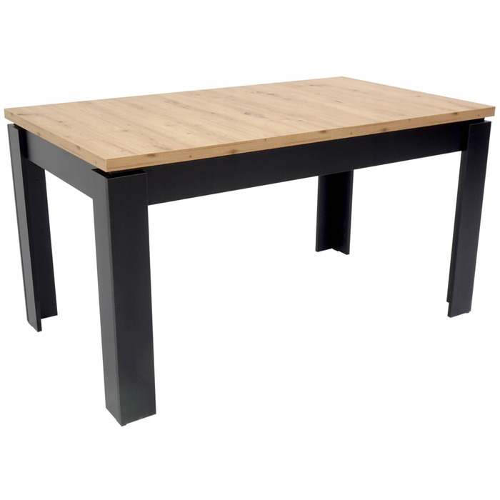 Комплект: розкладний стіл ARTISAN (80x140/180) та 8 стільців LOFT IK-17, сірі