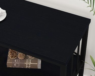 Стелаж IBF з 3 полицями, індустріальний стиль, 120x34x74 см, чорний