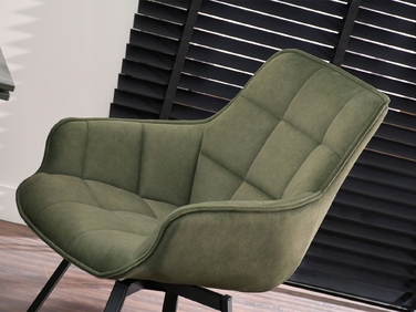 Стілець Mebel-Partner, оббивка тканина, зелений, 1 шт.