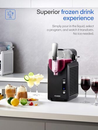 Машина для приготування сляш та коктейлів 2L, 5-в-1, Quickfreeze Technology, для дому