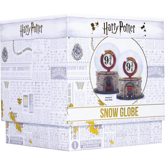 Снігова куля Harry Potter Платформа 9 3/4, 65 мм, кольорова, 12x12x12 см