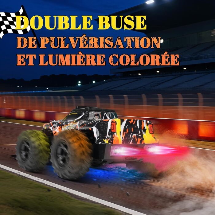 RC Автомобіль 1:18 Gelb - Швидкісний позашляховик 2.4GHz з LED, 25 км/год, 2 акумулятори для хлопчиків від 3 років