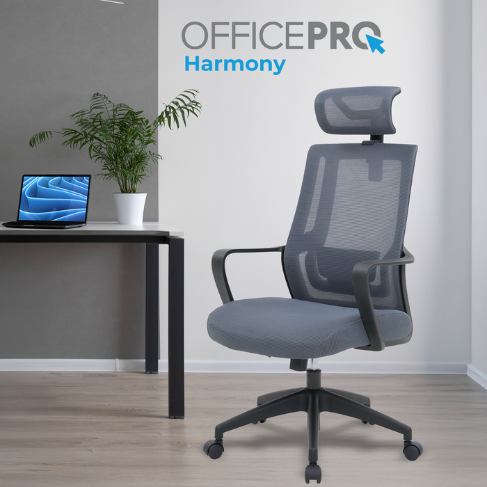 Крісло офісне OfficePro Harmony OC310-B-G-G