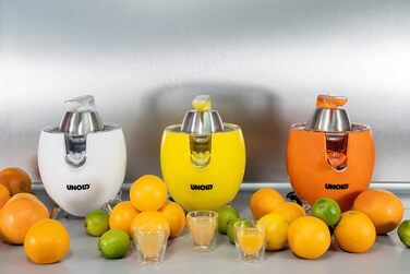 Електрична цитрусова соковижималка Unold 78132 Power Juicy, 300 Вт, для великих і малих цитрусів, BPA Free, мультиколор, знімна, можна мити в посудомийній машині