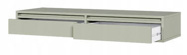 Тумба під умивальник Selsey у матових відтінках зеленого, 110 x 17 x 38,4 см