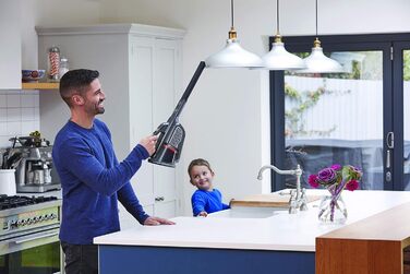 Пилосос ручний Black+Decker Dustbuster Smart Tech 36 Вт·год 18В, циклонний, дві потужності, витяжна щілинна насадка, зарядний кабель з настінним кріпленням