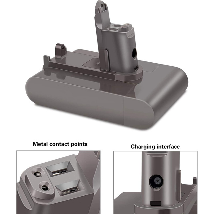Акумулятор ARyee для пилососа Dyson DC31/DC34/DC35/DC44/DC45 (тип B), сумісний, заміна 917083-01, 17083-2811, 17083-4211, 17083-04