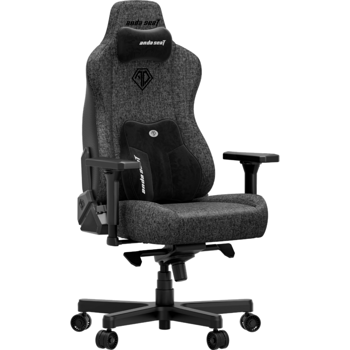 Крісло ігрове Anda Seat Kaiser 3E Dark Grey Fabric Size XL