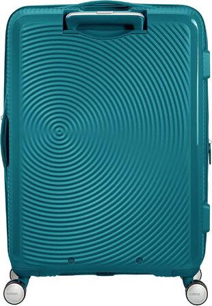 Валіза American Tourister Soundbox Spinner M, розширена, 67 см, 71.5/81 л, колір Jade Green