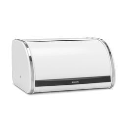 Хлібниця Brabantia Roll-Top з кришкою-ролетом, біла, середній розмір, 306044