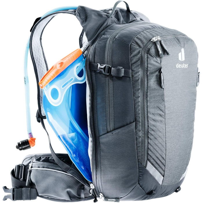 Жіночий велосипедний рюкзак Deuter Compact EXP 12 SL, 15 л, графітово-чорний