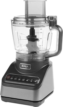 Кухонний комбайн Ninja BN650EU, 850 Вт, 2,1 л, 4 програми, ножі для нарізання, подрібнення, замішування тіста, 3 швидкості, чорний, можна мити в посудомийній машині