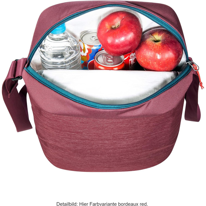 Термосумка Tatonka Cooler Shoulderbag 15 л, ізольована, з внутрішньою кишенею для акумуляторів холоду, знімний плечовий ремінь, чорна