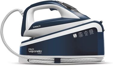 Парова праска-станція Polti Vaporella Express VE30.10, 8 бар, ECO-режим, One Temperature, цифрове керування, синьо-біла