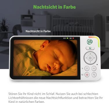 Радіоняня LeapFrog LF2423 з камерою, відеодисплеєм 2.8