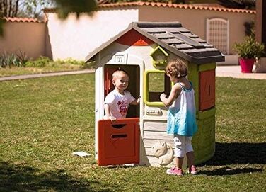 Дитячий будиночок Smoby Neo Friends Haus – для хлопчиків та дівчаток від 3 років, з кухнею, розширюваний, для вулиці та дому