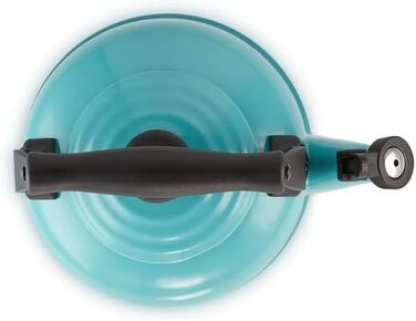 Емальований чайник Le Creuset Tradition, сталь, об'єм 2,1 л, колір Карибічний (Karibik)