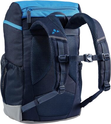 Дитячий рюкзак VAUDE Puck 10 л для хлопчиків і дівчаток, туристичний, водостійкий, з дощовиком і лупою, синій