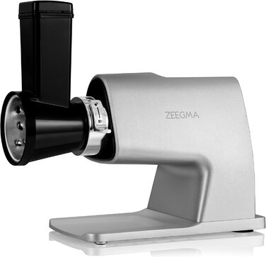 Електрична м'ясоподрібнювач ZEEGMA MOLEN MASTER 2500W з 3 дисками з нержавіючої сталі, насадка для ковбас та овочешкребкою, функція зворотного ходу, сенсорний дисплей