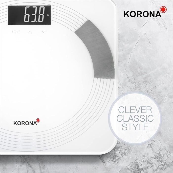 Діагностичні ваги Korona DEBBY 73510 з аналізом жиру, води, м’язової маси, BMI, до 180 кг