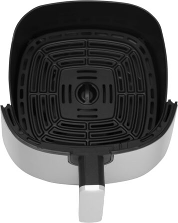 GASTROBACK Design Air Pro XXL аерофритюрниця 6,5 л, 8 програм, сенсорне управління, сріблясто-чорна