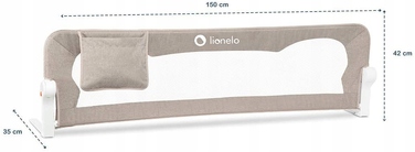 Захисна бічна стінка для ліжка Lionelo Eva, 42 x 150 см, бежева