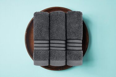 Набір рушників Utopia Towels з бавовни, 2 банних, 2 для рук і 4 серветки, 700 г/м², сірі