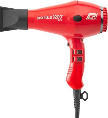 Фен для волосся Parlux 3200 Plus червоний, професійний
