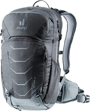 Рюкзак для велосипедистів Deuter Attack 20 з протектором, 20 л, графітовий