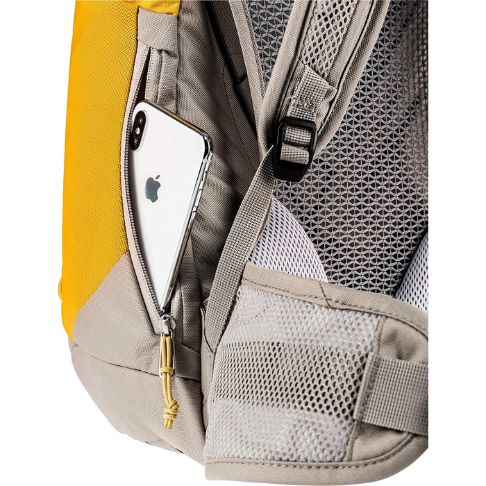 Жіночий туристичний рюкзак Deuter AC Lite 22 SL, 22 л, жовтий-карі з червоним