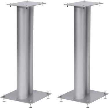 Підставки для акустики Norstone Stylum 2, металеві, до 50 кг, 60 см, сріблясті, 2 шт.