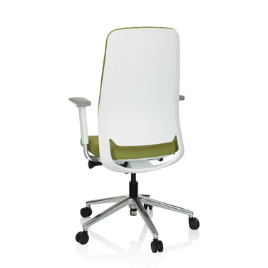 Офісне крісло / поворотне крісло CHIARO T4 WHITE тканина зелена hjh OFFICE