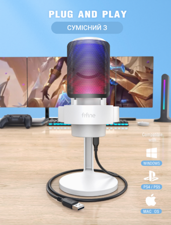 USB мікрофон Fifine A8W