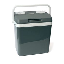 Автомобільний холодильник Dino KRAFTPAKET 131001 32л (28л нетто) 12/230V: Електричний термобокс для авто, човна, кемпінгу, сірий