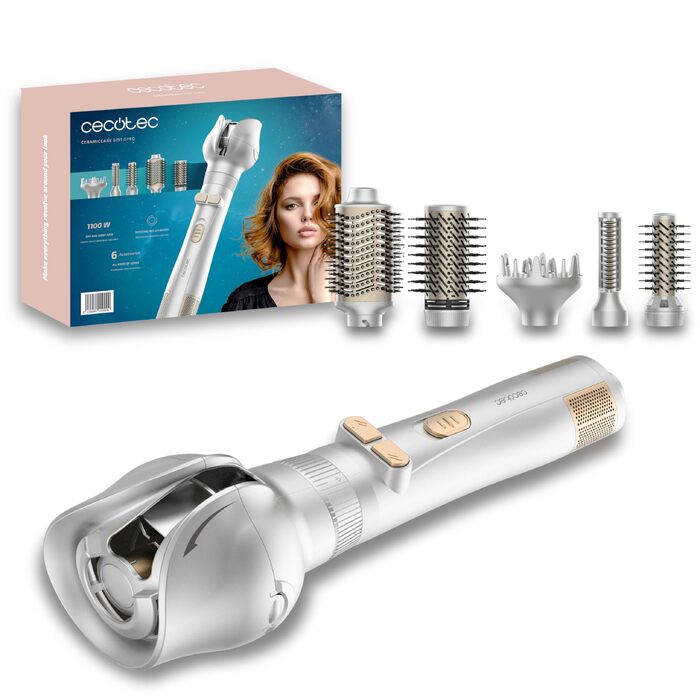Фен-щітка Cecotec Bamba CeramicCare 5в1 Pro 1000W з керамікою та іонізацією