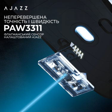 Ігрова бездротова миша Ajazz  AJ179 v2 max white-3 Model-3311