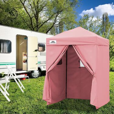 Розкладана переодягальня EAGLE PEAK Flex Ultra Compact - 1.2 x 1.2 м, біла, для басейну, фотосесій та кемпінгу