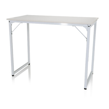 Письмовий стіл для комп'ютера WORKSPACE I 100 x 50 см, білий, hjh OFFICE