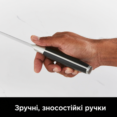 Набір ножів Ninja Foodi StaySharp з блоком і вбудованим точилом, 6 предметів, нержавіюча сталь, чорний