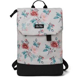 Жіночий рюкзак Ela Mo Daypack для ноутбука — протикрадіжний міський рюкзак для навчання, офісу та бізнесу (Roses For You)