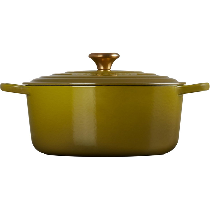 Le Creuset Signature Сковорода-жаровня з кришкою, чавун, Ø 28 см, 4.2 л, Ocean (оливковий зелений)