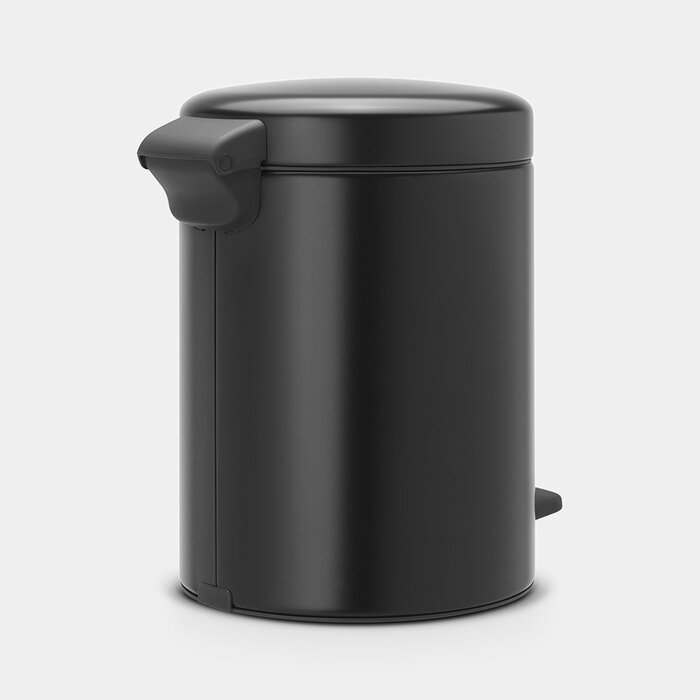 Контейнер для сміття 5 л Silent Black Matte NewIcon Brabantia