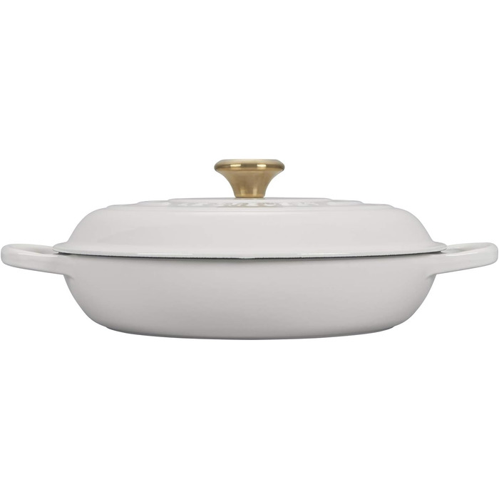 Каструля Le Creuset Signature з чавуну, Ø 30 см, 3.5 л, для всіх типів плит (вкл. індукція), біла