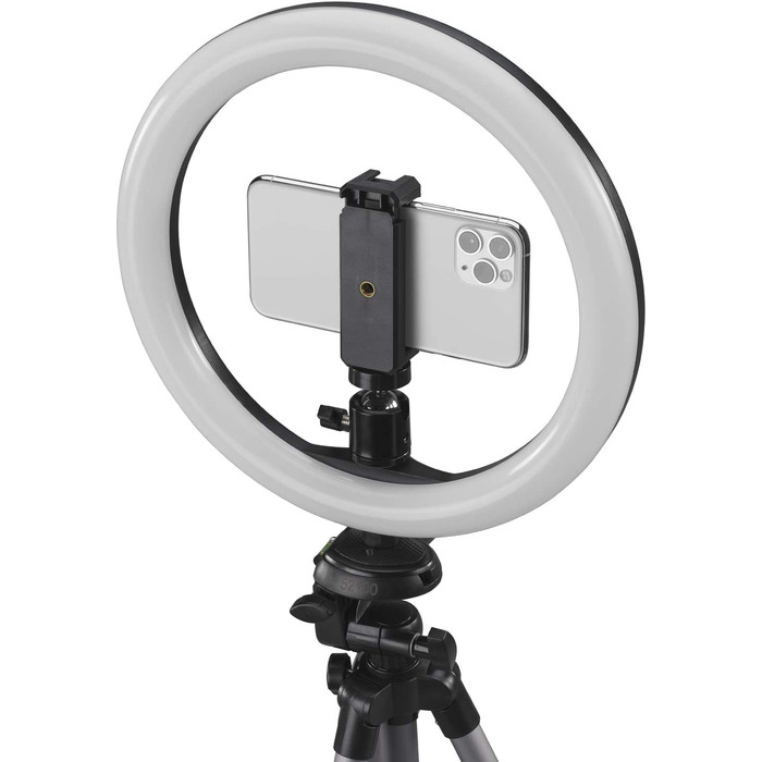 Стійка для влогінгу Cullmann Alpha 1000, LED-кільце, Bluetooth, 134 см, 1 кг, чорна